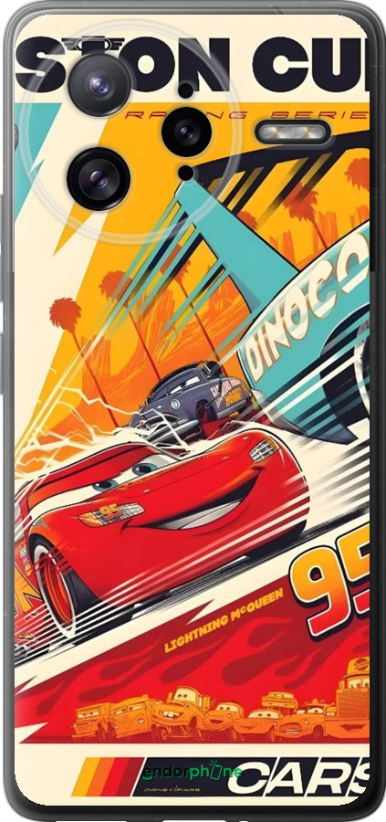 Силиконовый чехол Тачки для Xiaomi Redmi K80 Pro - 6288u-4145 изображение 