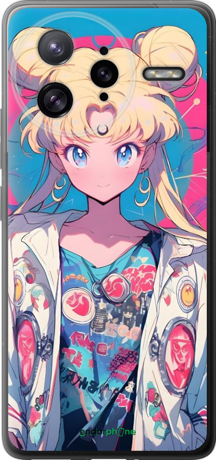 Силіконовий чехол Сейлор Мун 2 для Xiaomi Redmi K80 Pro - 6351u-4145 изображение 