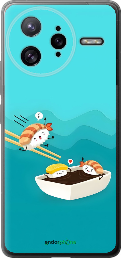 Силиконовый чехол Суши для Xiaomi Poco F7 Ultra - 6354u-4086 изображение 