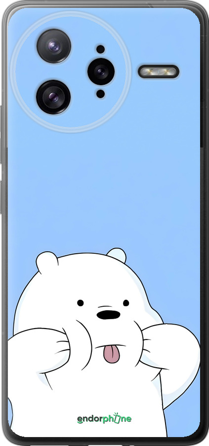 Силіконовий чехол Милий ведмедик для Xiaomi Redmi K80 Pro - 6357u-4145 изображение 