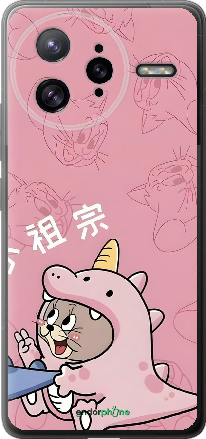 Силиконовый чехол Том и джерри 2 для Xiaomi Poco F7 Ultra - 6359u-4086 изображение 