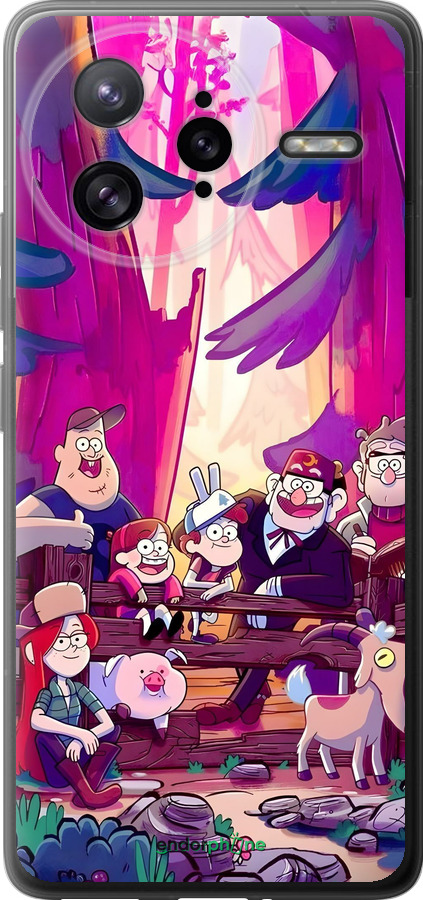 Силиконовый чехол Гравити Фолз для Xiaomi Redmi K80 Pro - 6365u-4145 изображение 