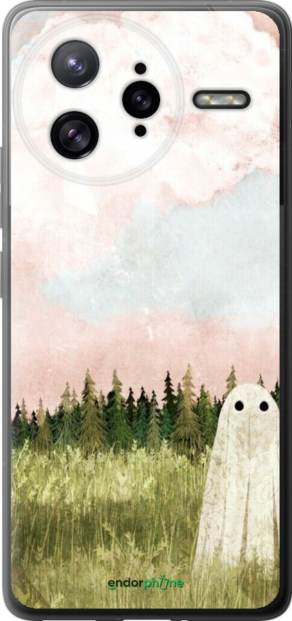 Силиконовый чехол Привидение для Xiaomi Redmi K80 Pro - 6401u-4145 изображение 