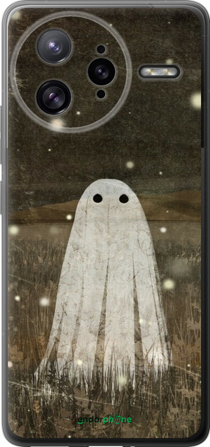 Силиконовый чехол Привидение и светлячки для Xiaomi Poco F7 Ultra - 6406u-4086 изображение 