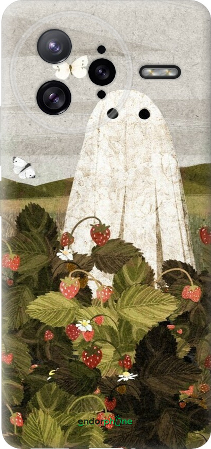 Силиконовый чехол Клубничные поля и привидения для Xiaomi Poco F7 Ultra - 6426u-4086 изображение 