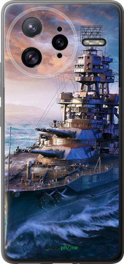 Силиконовый чехол Военный корабль, world of tanks, wargaming для Xiaomi Redmi K80 Pro - 6461u-4145 изображение 
