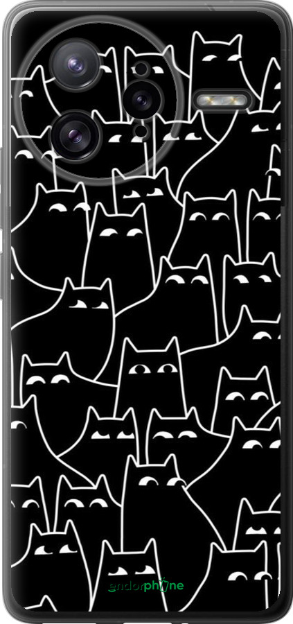 Силиконовый чехол С изображением кошек для Xiaomi Poco F7 Ultra - 6470u-4086 изображение 