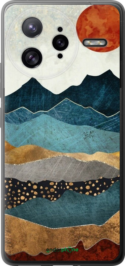 Силиконовый чехол Янтарный закат для Xiaomi Poco F7 Ultra - 6475u-4086 изображение 