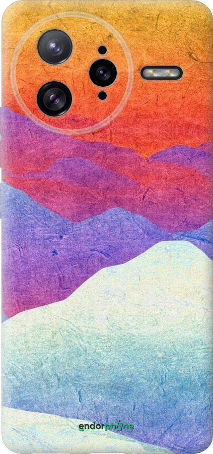 Силиконовый чехол Горный закат для Xiaomi Poco F7 Ultra - 6479u-4086 изображение 