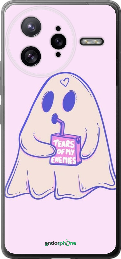 Силиконовый чехол Милый призрак для Xiaomi Poco F7 Ultra - 6507u-4086 изображение 