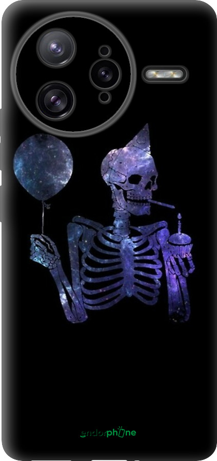 Силиконовый чехол Скелетное искусство для Xiaomi Redmi K80 Pro - 6536u-4145 изображение 