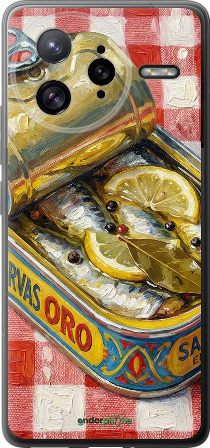 Силиконовый чехол Vintage Sardine Tin Phone для Xiaomi Redmi K80 Pro - 6772u-4145 изображение 