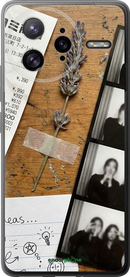 Силіконовий чехол Aesthetic Scrapbook Collage для Xiaomi Redmi K80 Pro - 6773u-4145 изображение 