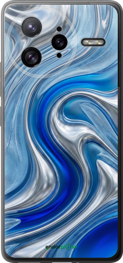 Силіконовий чехол Liquid Chrome для Xiaomi Redmi K80 Pro - 6781u-4145 изображение 