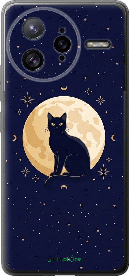 Силіконовий чехол Cute Cat Celestial/Witchy для Xiaomi Redmi K80 Pro - 6787u-4145 изображение 