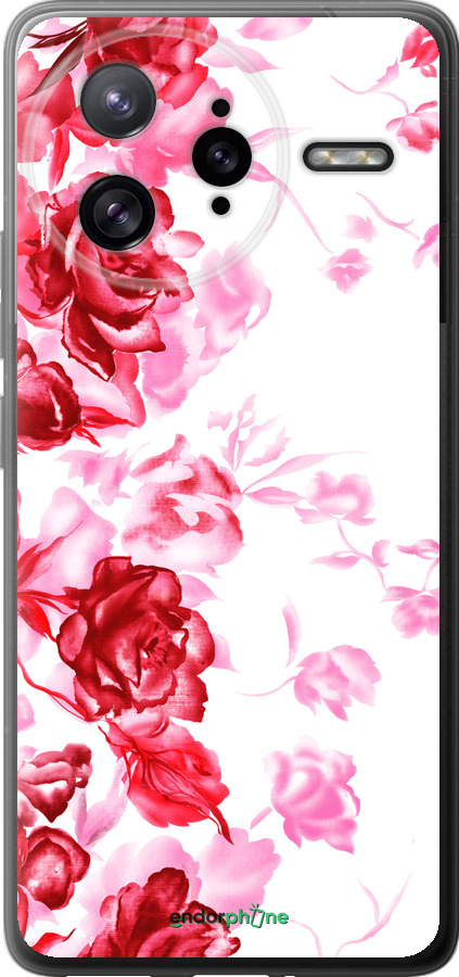 Силіконовий чехол Намальовані троянди для Xiaomi Poco F7 Ultra - 724u-4086 изображение 
