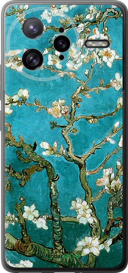 Силиконовый чехол Винсент Ван Гог. Сакура для Xiaomi Poco F7 Ultra - 841u-4086 изображение 