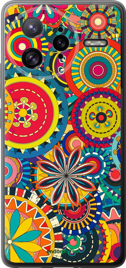 Силиконовый чехол Узор 5 для Xiaomi Poco F7 Ultra - 902u-4086 изображение 