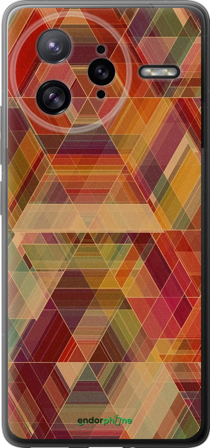 Силиконовый чехол Геометрический узор для Xiaomi Poco F7 Ultra - 904u-4086 изображение 