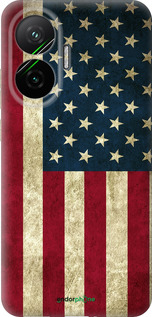 Силиконовый чехол Флаг США для Xiaomi POCO F7 - 395u-4228 изображение 
