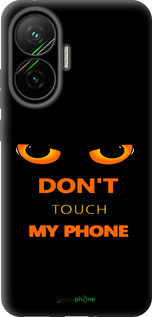 Силиконовый чехол Don't touch the phone для Xiaomi POCO F7 - 4261u-4228 изображение 