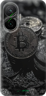 Силиконовый чехол Black Bitcoin для Xiaomi Redmi Turbo 4 Pro 5G - 6090u-4239 изображение 