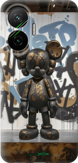 Силиконовый чехол Bronze kaws v2 для Xiaomi POCO F7 - 6098u-4228 изображение 