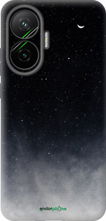 Силиконовый чехол Сині хмари, Синій місяць для Xiaomi POCO F7 - 6396u-4228 изображение 