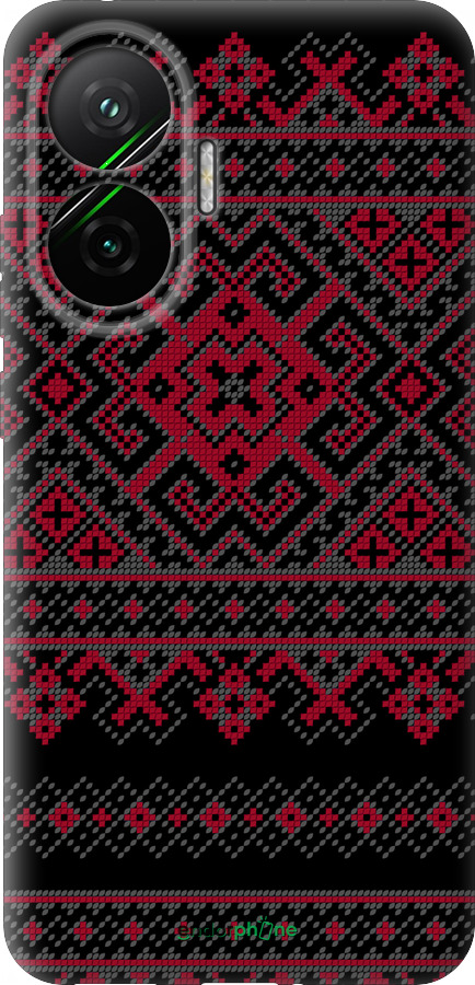 Силиконовый чехол Вышиванка 52 для Xiaomi POCO F7 - 1763u-4228 изображение 