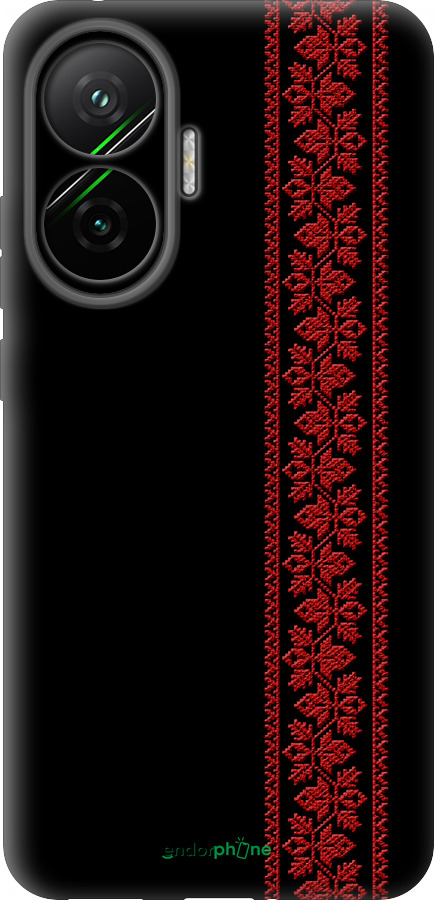 Силиконовый чехол Вышиванка 53 для Xiaomi POCO F7 - 2041u-4228 изображение 