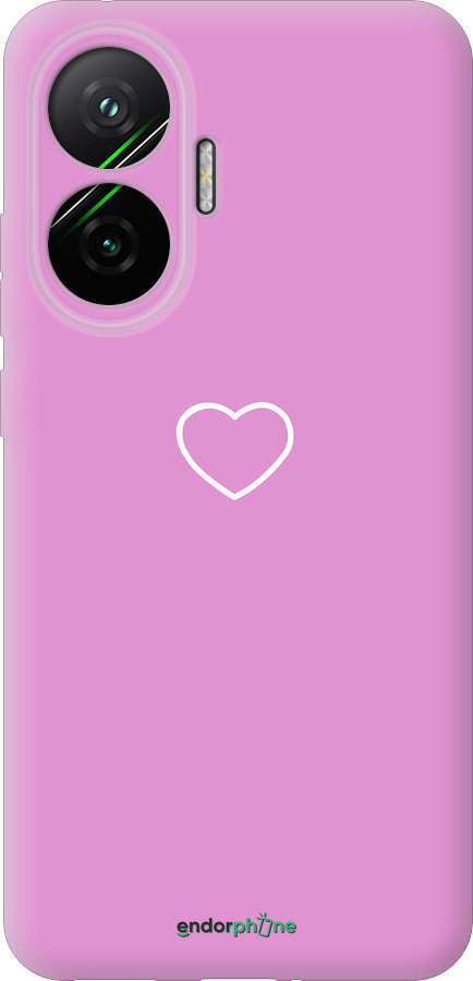 Силиконовый чехол Сердце 2 для Xiaomi Redmi Turbo 4 Pro 5G - 4863u-4239 изображение 