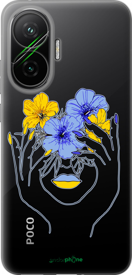 Силиконовый чехол Девушка v4 для Xiaomi POCO F7 - 5276u-4228 изображение 