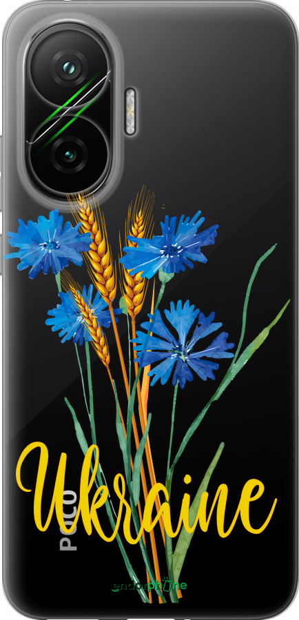 Силиконовый чехол Ukraine v2 для Xiaomi POCO F7 - 5445u-4228 изображение 