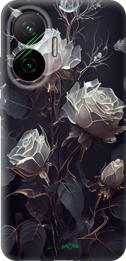 Силиконовый чехол Розы 2 для Xiaomi POCO F7 - 5550u-4228 изображение 