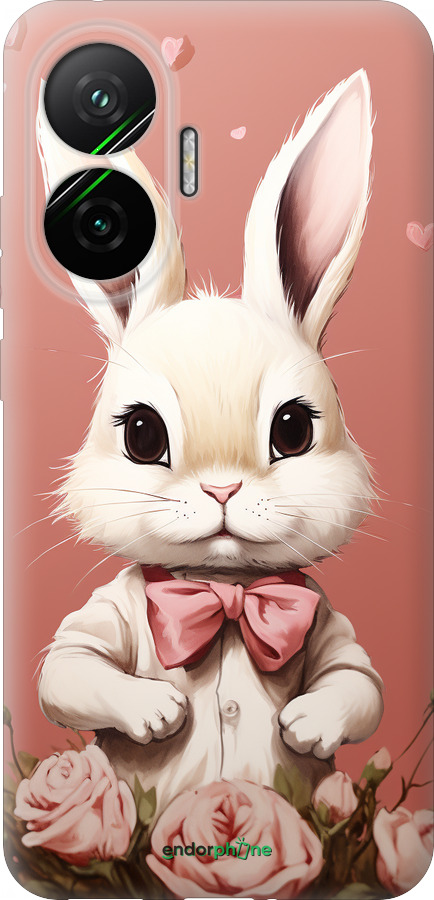 Силиконовый чехол Зайчик для Xiaomi POCO F7 - 5669u-4228 изображение 