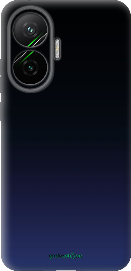 Силиконовый чехол Градиент в тёмно - синем стиле для Xiaomi POCO F7 - 6542u-4228 изображение 