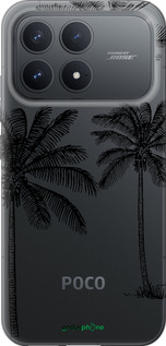 Силиконовый чехол Пальмы1 для Xiaomi Redmi K90 5G - 4634u-4237 изображение 