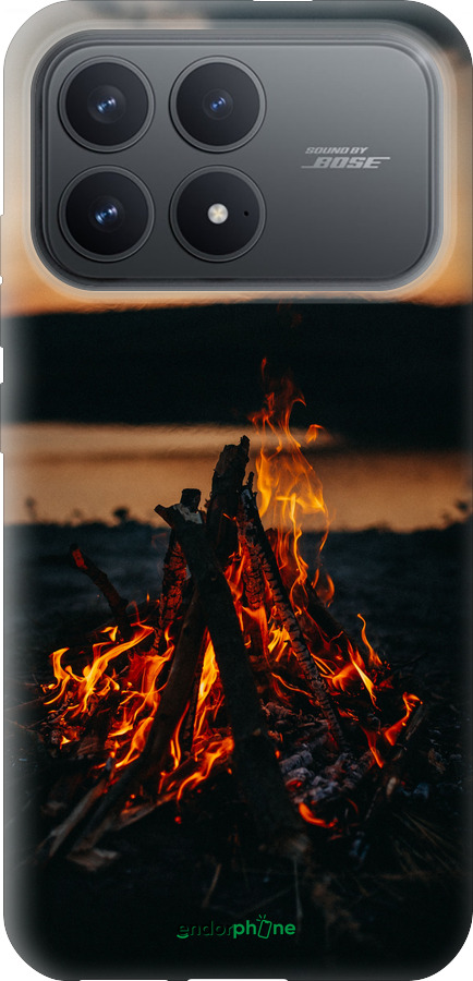Силіконовий чехол Вогонь для Xiaomi Redmi K90 5G - 6021u-4237 изображение 