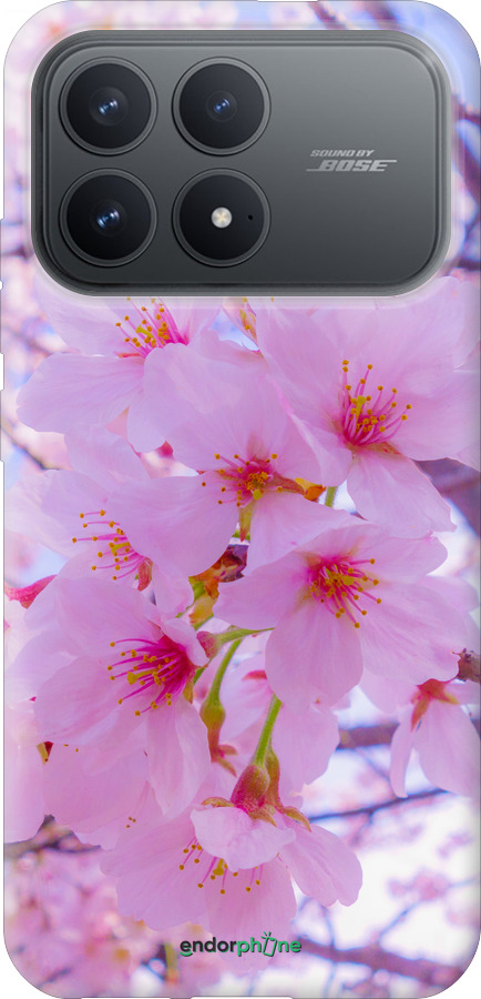 Силиконовый чехол Сакура для Xiaomi POCO F8 Pro - 6029u-4231 изображение 