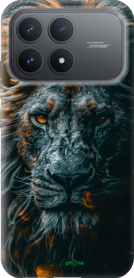 Силиконовый чехол Лев в сумерках для Xiaomi POCO F8 Pro - 6154u-4231 изображение 