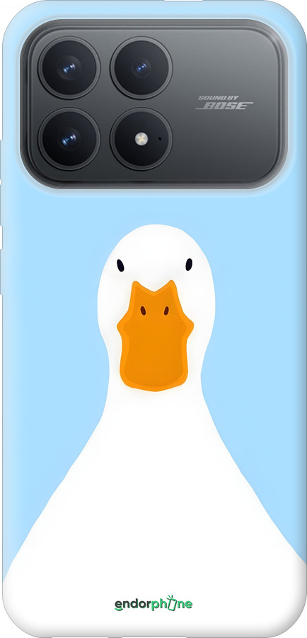 Силиконовый чехол Гусь для Xiaomi Redmi K90 5G - 6350u-4237 изображение 