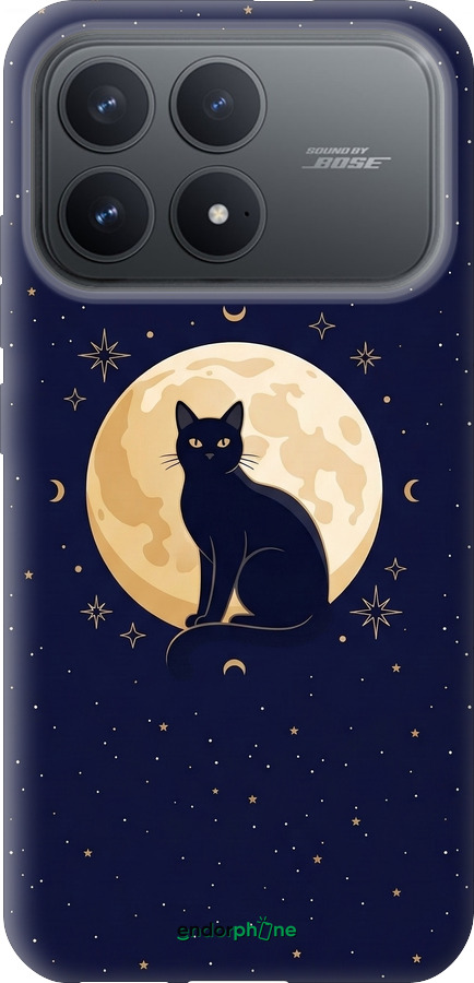 Силиконовый чехол Cute Cat Celestial/Witchy для Xiaomi POCO F8 Pro - 6787u-4231 изображение 