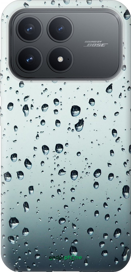 Силиконовый чехол Стекло в каплях для Xiaomi Redmi K90 5G - 848u-4237 изображение 