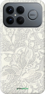 Силиконовый чехол Белое кружево для Xiaomi Redmi K90 Pro Max 5G - 4383u-4236 изображение 