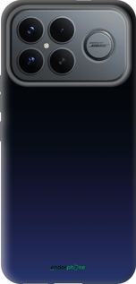 Силиконовый чехол Градиент в тёмно - синем стиле для Xiaomi Redmi K90 Pro Max 5G - 6542u-4236 изображение 