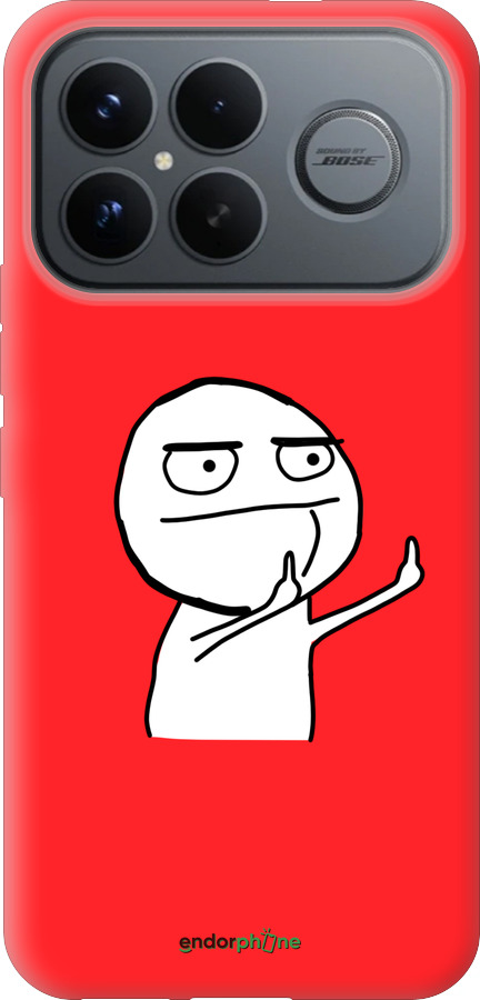Силиконовый чехол Мем для Xiaomi Poco F8 Ultra - 4578u-4232 изображение 