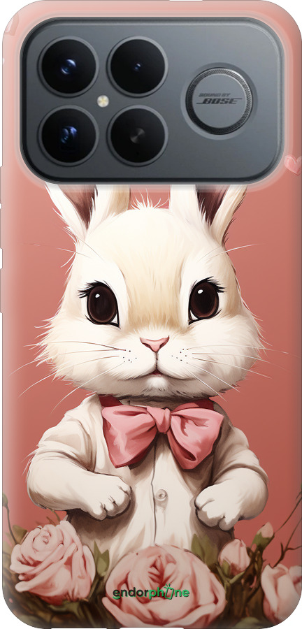 Силиконовый чехол Зайчик для Xiaomi Redmi K90 Pro Max 5G - 5669u-4236 изображение 