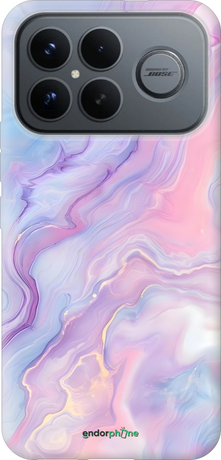 Силиконовый чехол Нежный мрамор для Xiaomi Poco F8 Ultra - 6310u-4232 изображение 