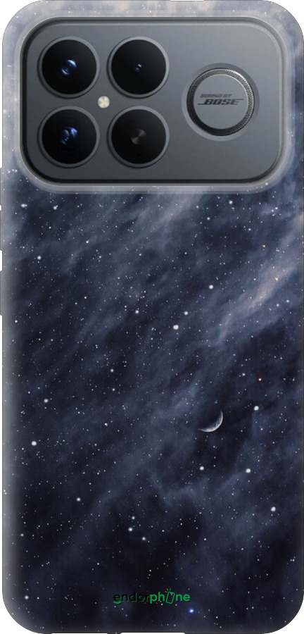 Силіконовий чехол Сині хмари, Синій місяць для Xiaomi Redmi K90 Pro Max 5G - 6398u-4236 изображение 