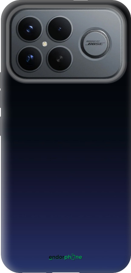 Силиконовый чехол Градиент в тёмно - синем стиле для Xiaomi Redmi K90 Pro Max 5G - 6542u-4236 изображение 